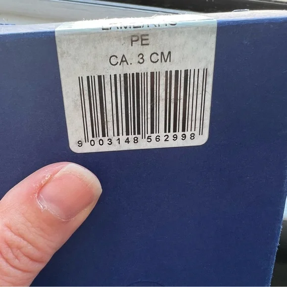 SWAROVSKI 856298 Drop Crystal Earrings - Light Blue - 3cm - EUC - Picture 3 of 4